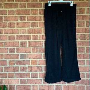 Black flow pants